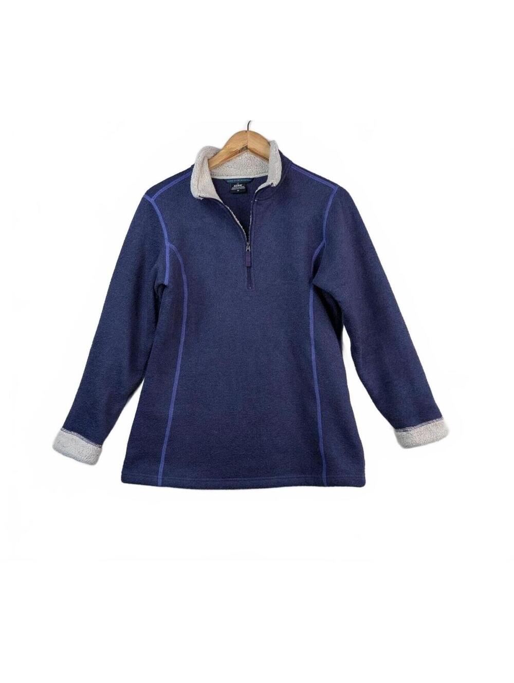 Kuhl Alfpaca Fleece Quarter Zip in Purple. Women's Size M